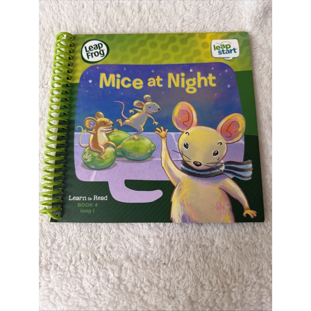 LeapFrog LeapStart Mice At Night Learn To Read Book 4 Long I
